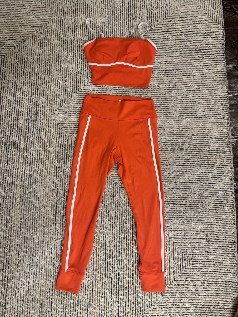 JoyLab Coral Two-Piece Active Set with White Trim
